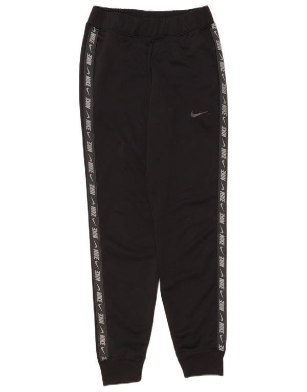 Nike Grafisk træningsdragtbukser til kvinder Joggers UK 6 XS Sort Colourblock