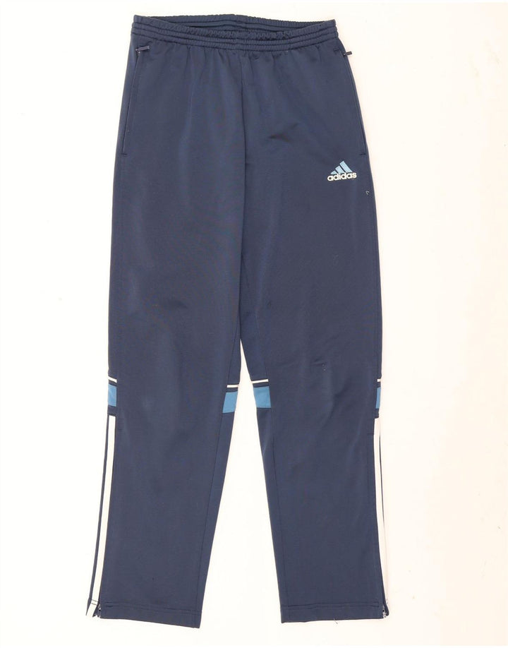 Adidas Træningsdragtsbukser til drenge 13-14 år Marineblå Colourblock Polyester