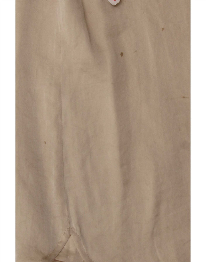 Jigsaw Dameskjorte UK 12 Medium Beige Polyester
