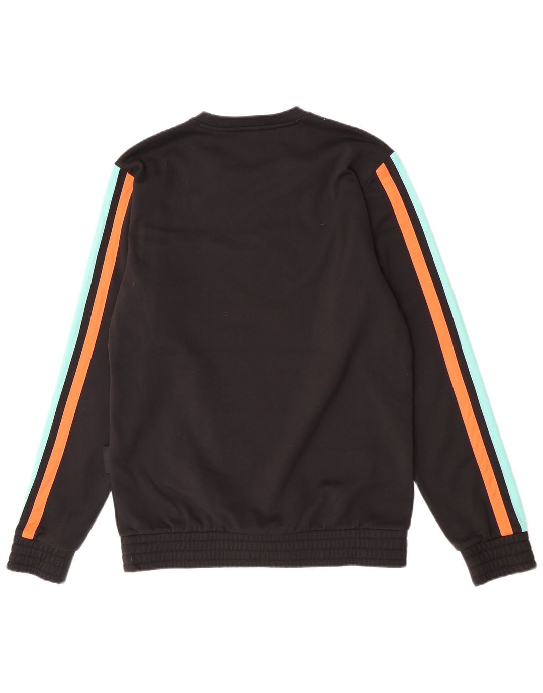 Adidas Herre grafisk sweatshirt Jumper Medium Sort Colourblock Polyester