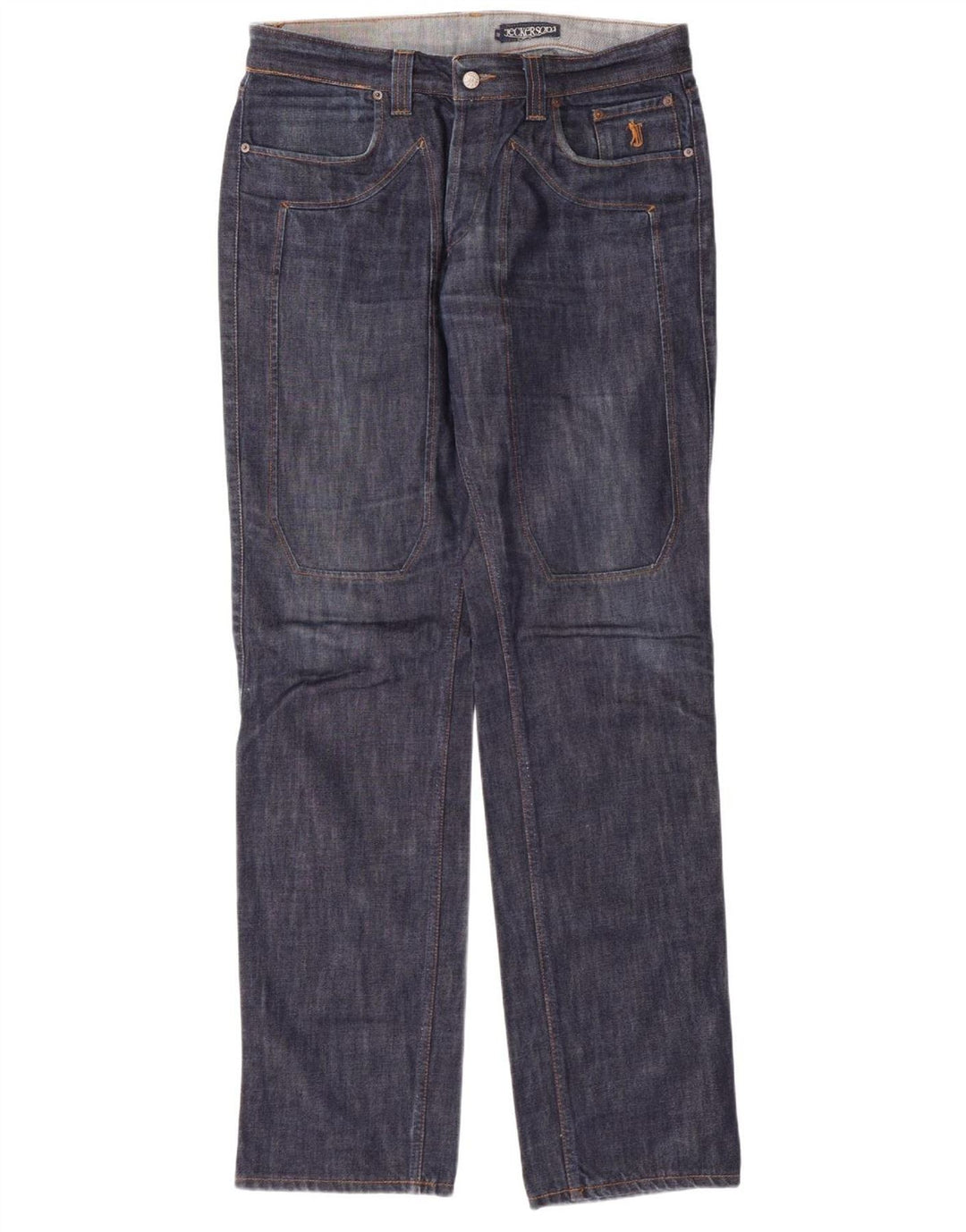JECKERSON Straight jeans til mænd W38 L36 blå bomuld