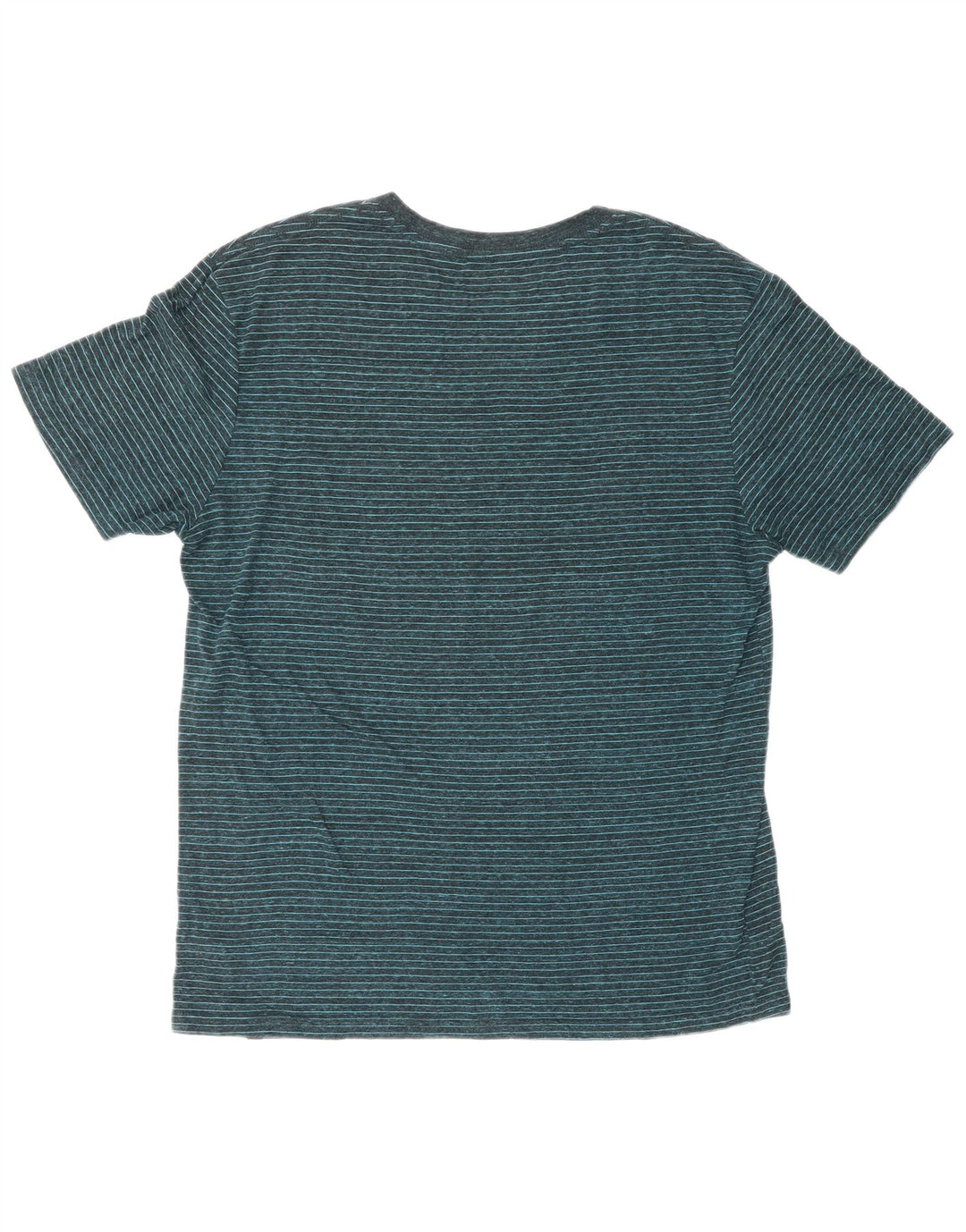 HURLEY Herre Premium Fit Grafisk T-shirt Top Stor Blå Nålestribet Polyester