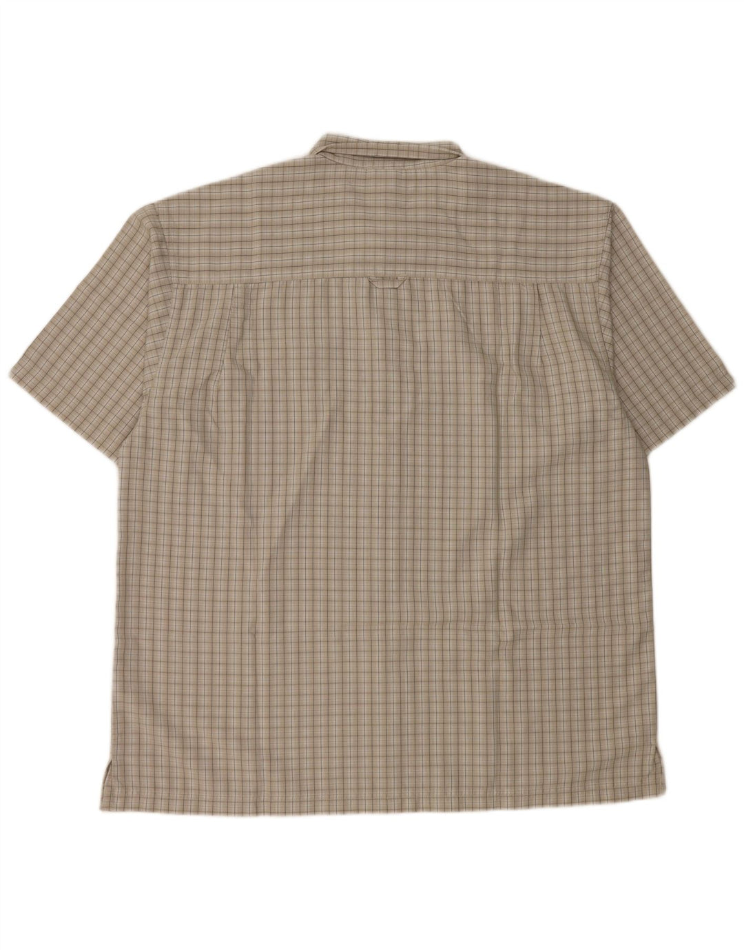 THE NORTH FACE Kortærmet herreskjorte XL Grå ternet Modal