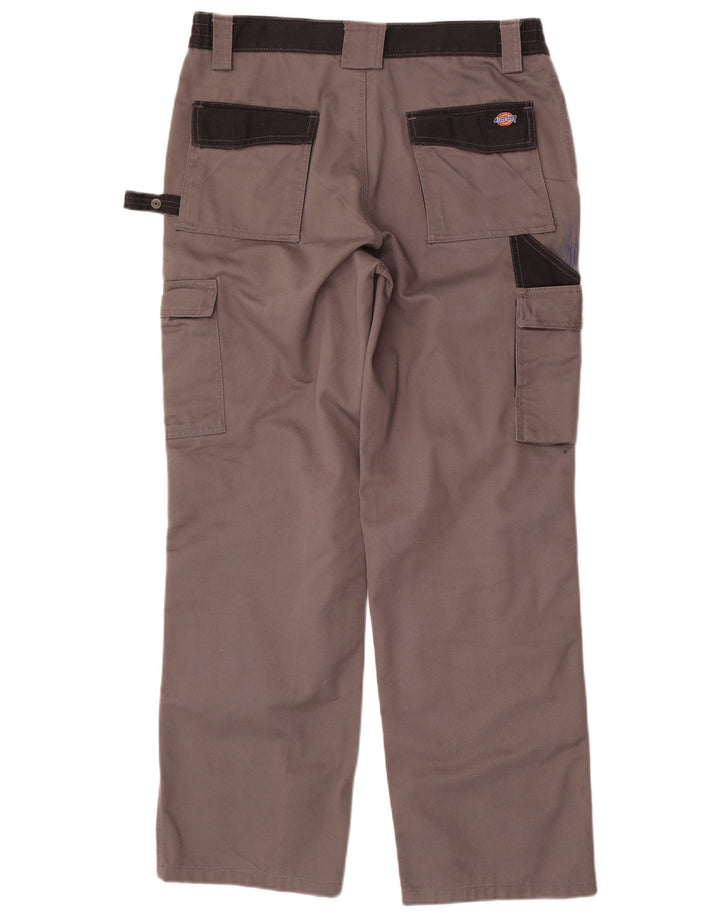 Dickies Straight Cargo bukser til mænd W34 L31 Grå polyester