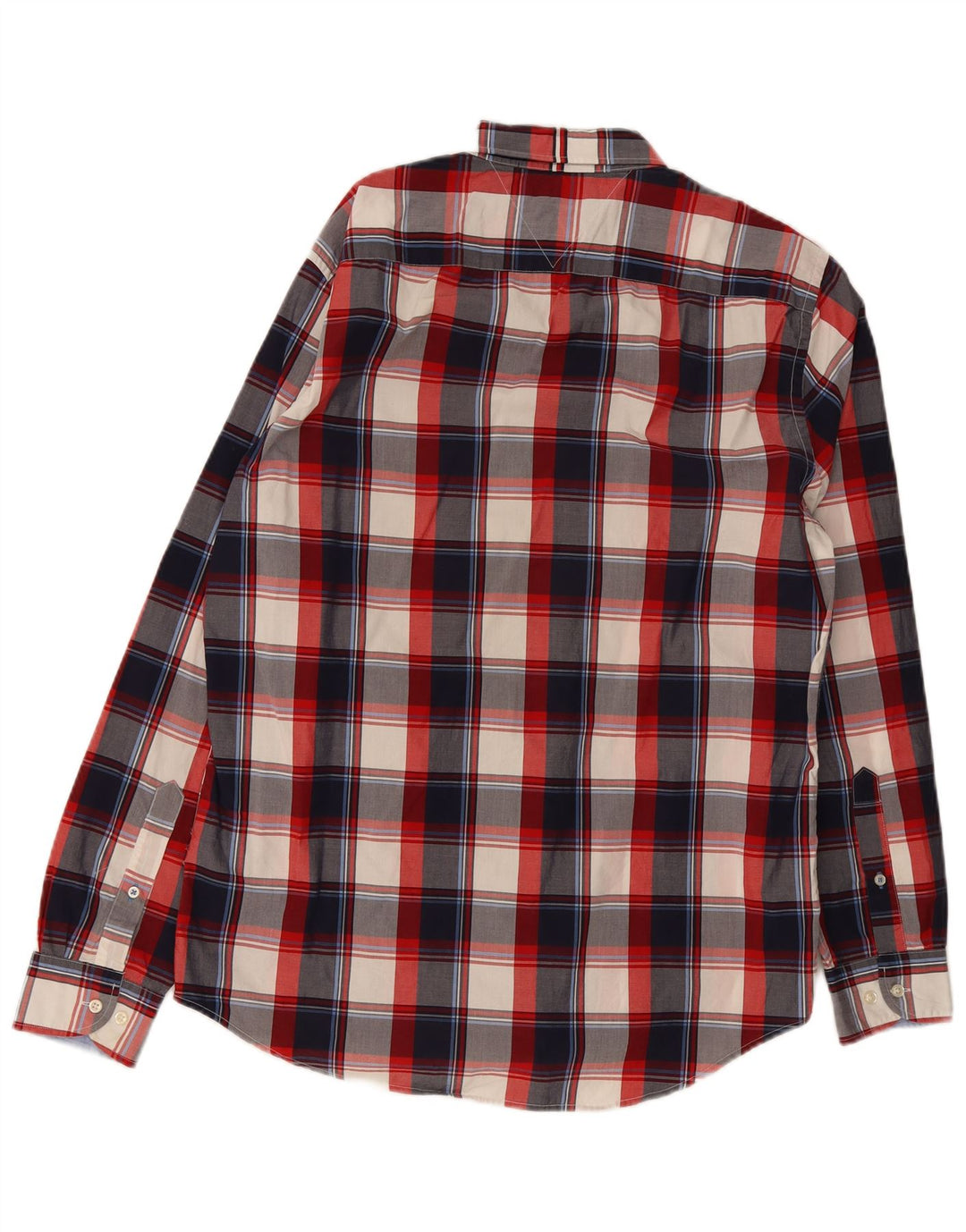 Tommy Hilfiger Herre Regular Fit skjorte Medium Flerfarvet Plaid Bomuld