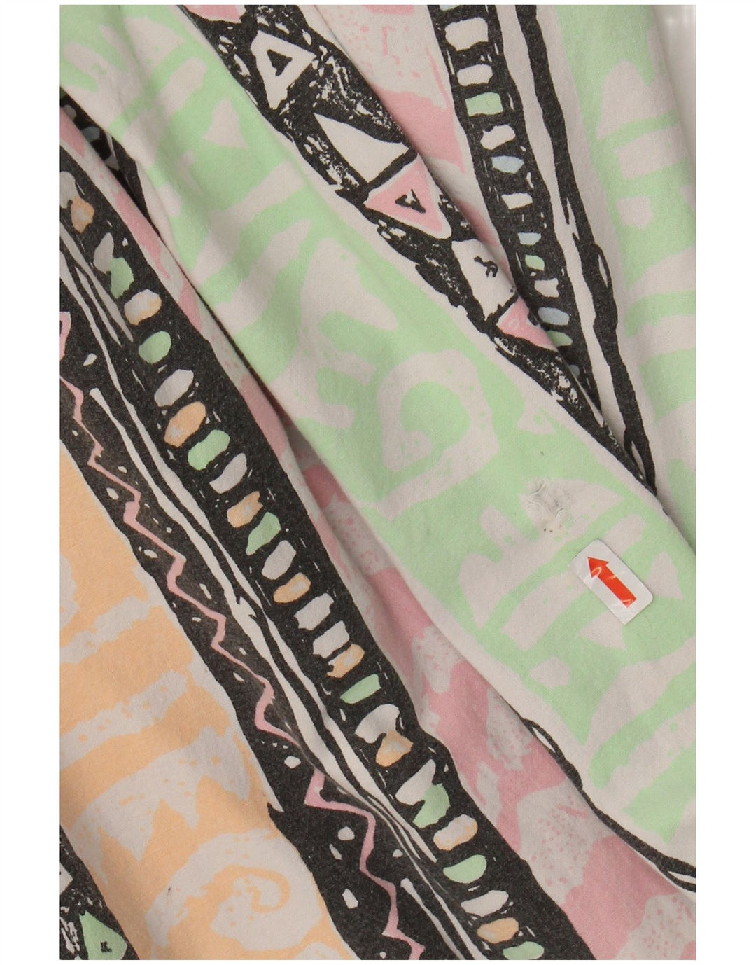 Blues kvinders højtaljede koniske bukser W34 L31 Flerfarvet geometrisk