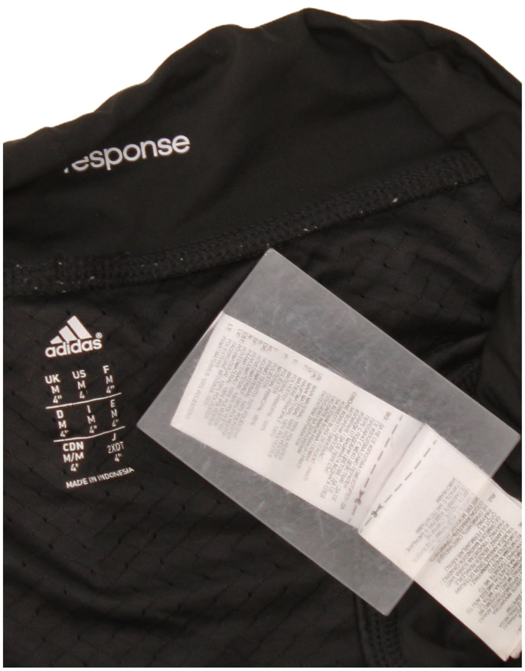 ADIDAS sportsshorts til kvinder UK 14 Medium Sort polyester