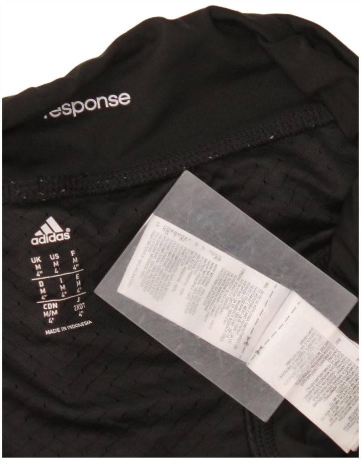 ADIDAS sportsshorts til kvinder UK 14 Medium Sort polyester