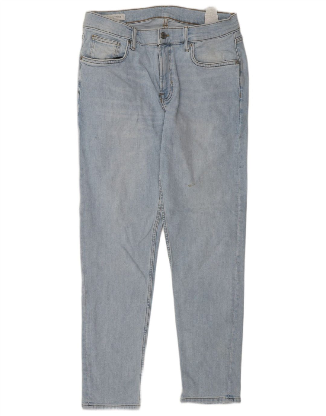 Zara Herre Slim Jeans EU 44 Large W34 L30 Blå Bomuld