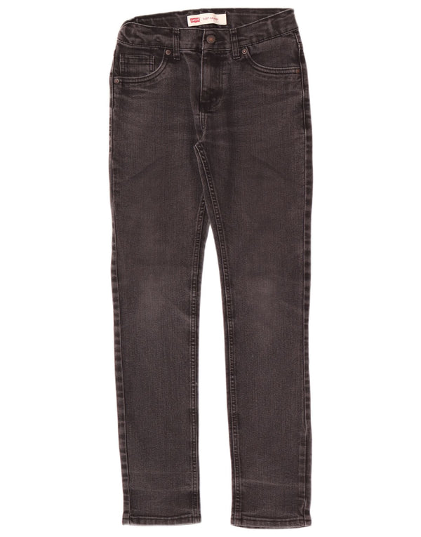 Levi's Boys 510 Skinny Jeans 13-14 år W26 L29 sort bomuld