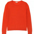 Hobbs Dame Boat Neck Jumper Sweater UK 14 Large Orange Wool