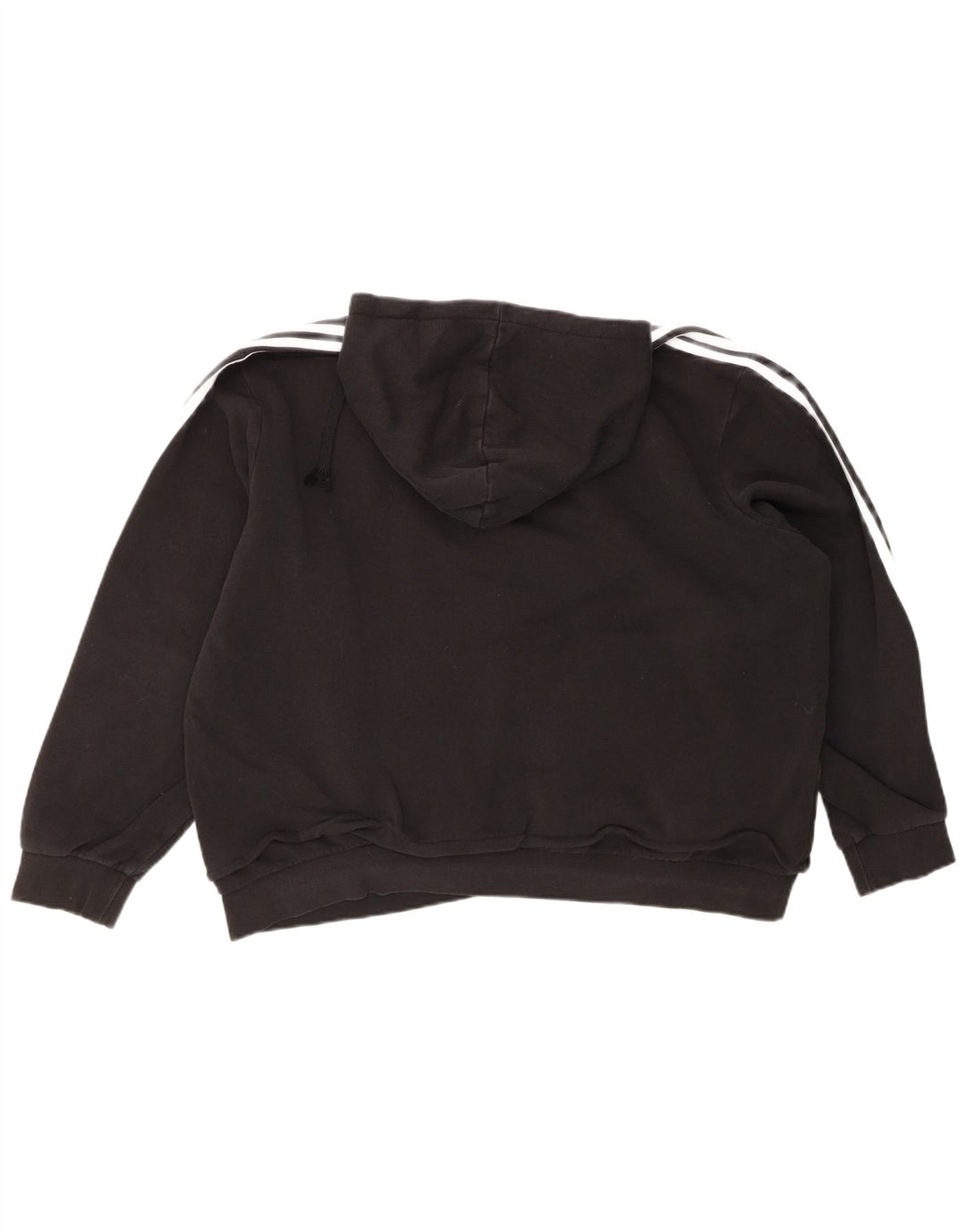 ADIDAS Mens Graphic Hoodie Jumper 2XL Black