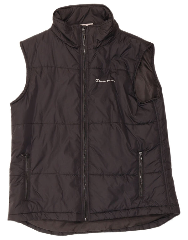 Champion Boys Polstret Gilet 15-16 år sort nylon