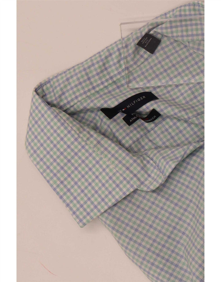 Tommy Hilfiger Herreskjorte str. 15 1/2 Medium Blue Ternet Bomuld