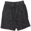 Zara Sportshorts til mænd, små grå flækkede bomuld