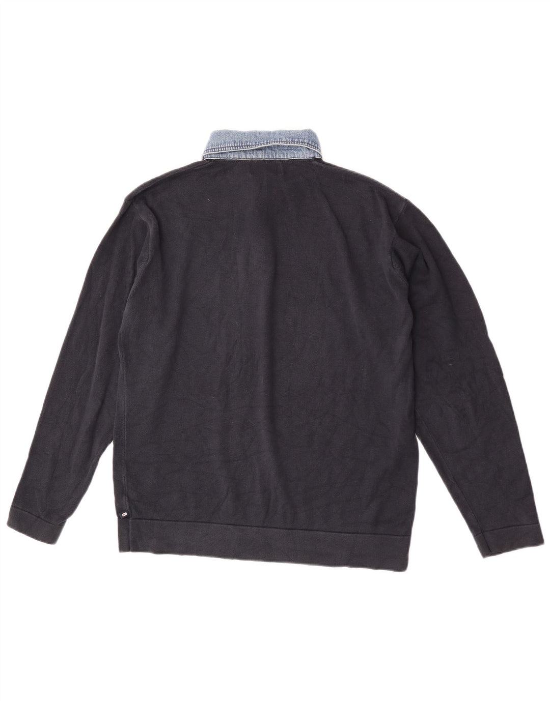 Marks & Spencer Herre Blue Harbor Polo Neck sweater Medium Navy Blue