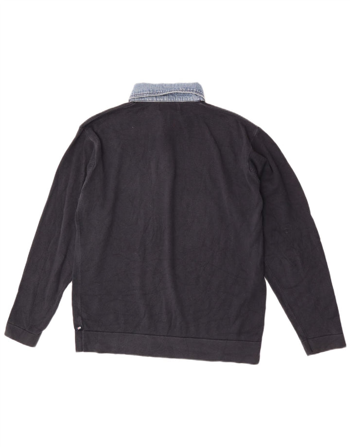 Marks & Spencer Herre Blue Harbor Polo Neck sweater Medium Navy Blue