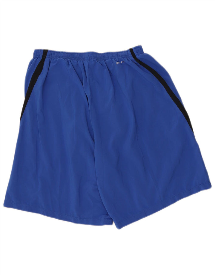NIKE Herre Dri Fit Sportshorts Stor blå farveblok