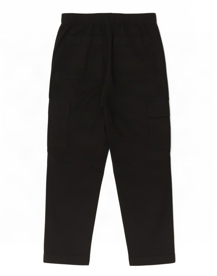 Gap Womens Straight Cargo Bukser Large W34 L29 Black Bomuld