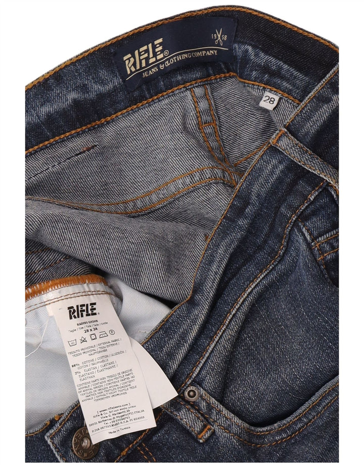 Rifle Herre Slim Jeans W28 L34 Blå Bomuld