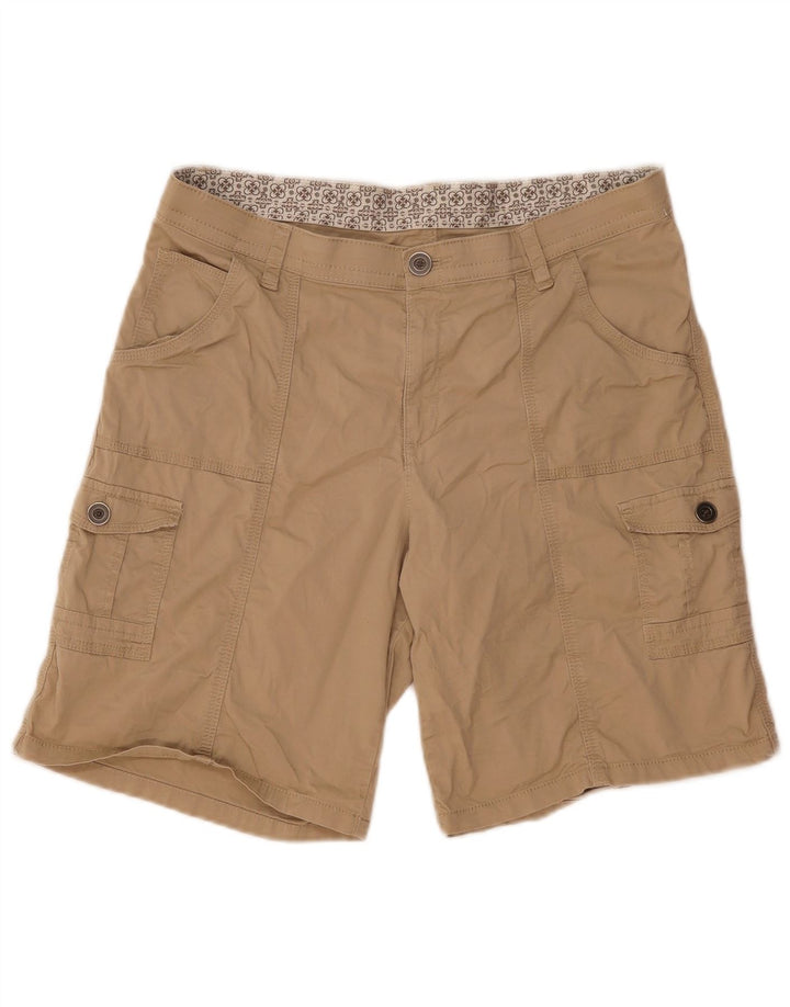 Vintage dame cargo shorts US14 W34 Khaki Bomuld