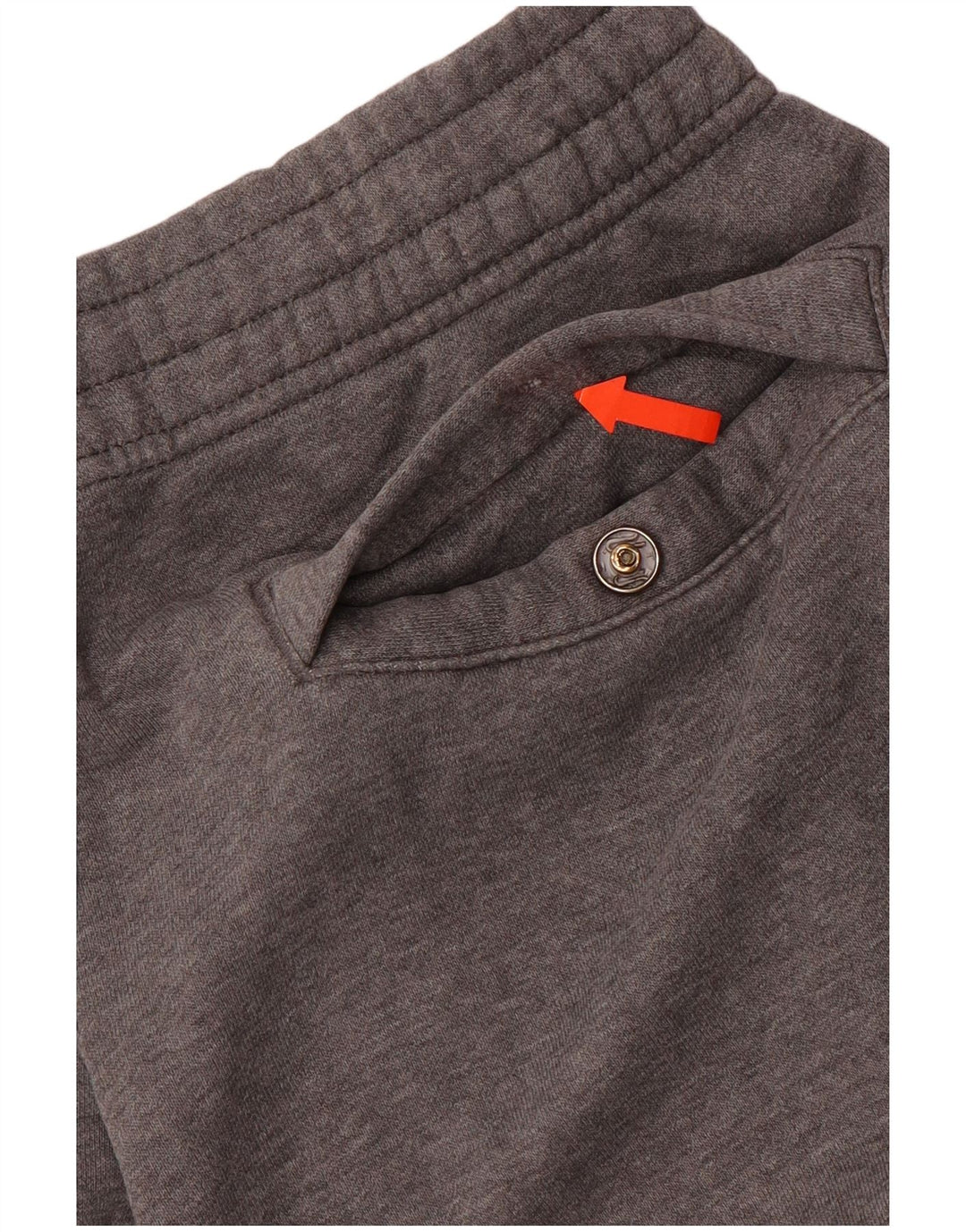 NIKE træningsbukser til kvinder Joggers UK 10 Små grå bomuld