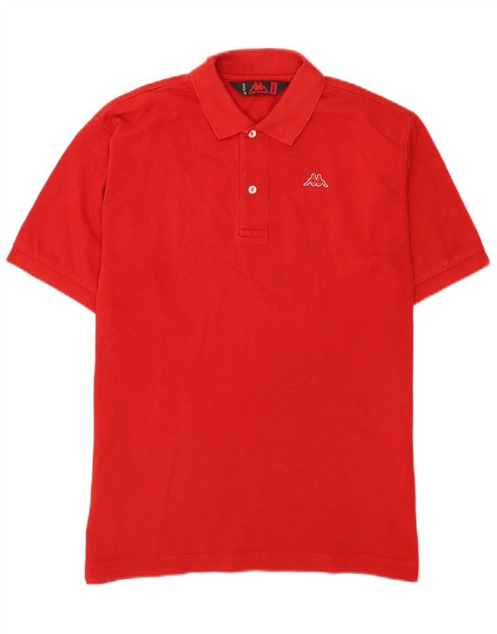 Kappa herre poloshirt Medium rød bomuld