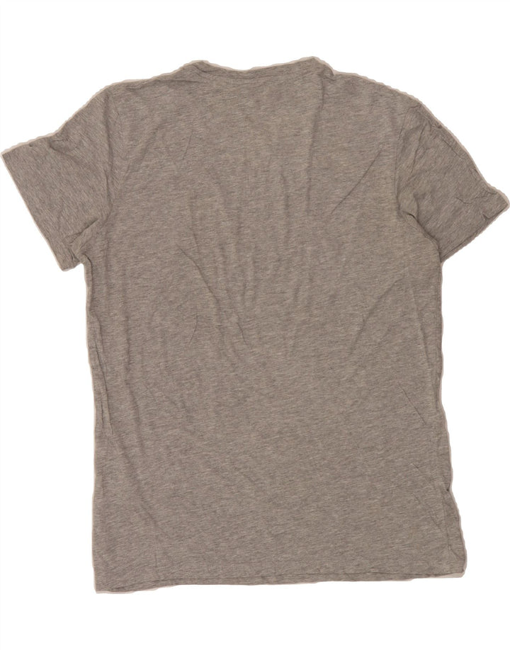 JACK & JONES Mens Graphic T-Shirt Top Large Grey Flecked Cotton Vintage Jack & Jones and Second-Hand Jack & Jones from Messina Hembry 