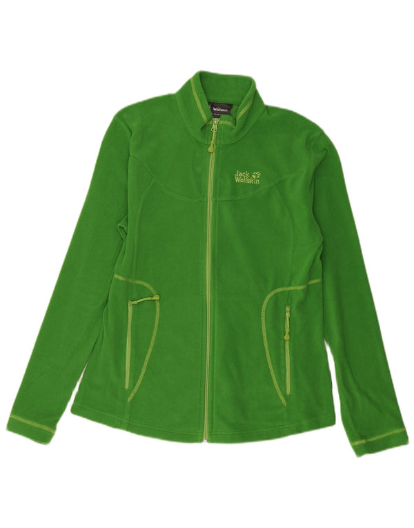 JACK WOLFSKIN Fleecejakke til kvinder UK 16 Large Green