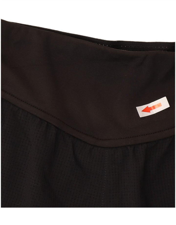 Reebok Womens Speedwick Sports Shorts UK 8/10 Small Black Polyester