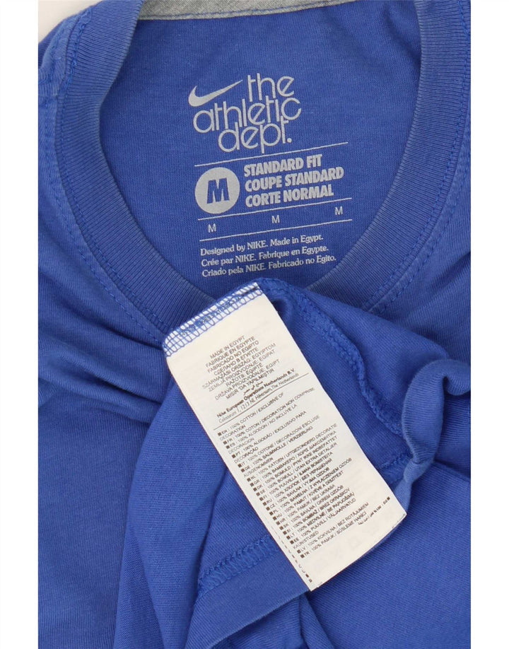 Nike T-shirt med standard fit til kvinder, mellemblå bomuld