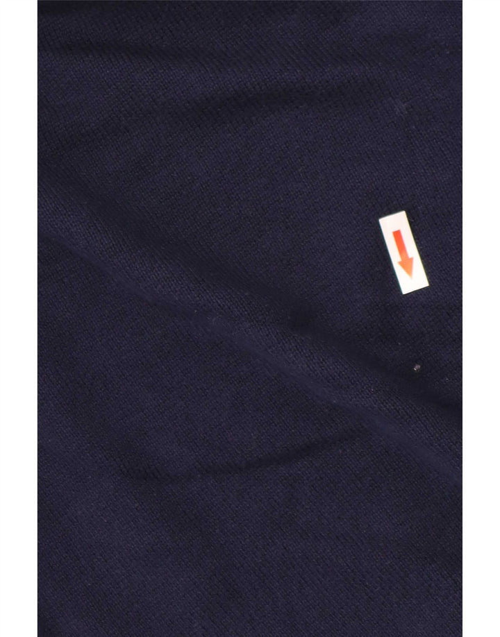 Marks & Spencer Herre sweater med rund hals, stor marineblå bomuld