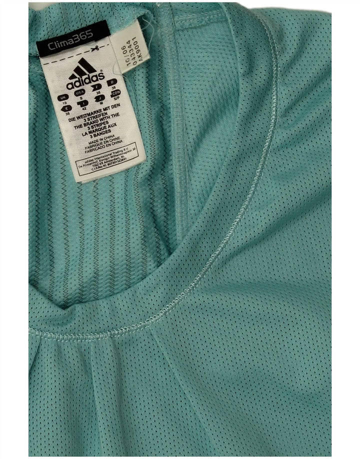 Adidas Dame Clima 365 Vest Top UK 10 Small Blue Polyester