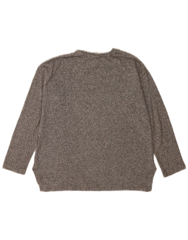 Zara Pige Sweatshirt Jumper 11-12 år Grå Flecked Viscose