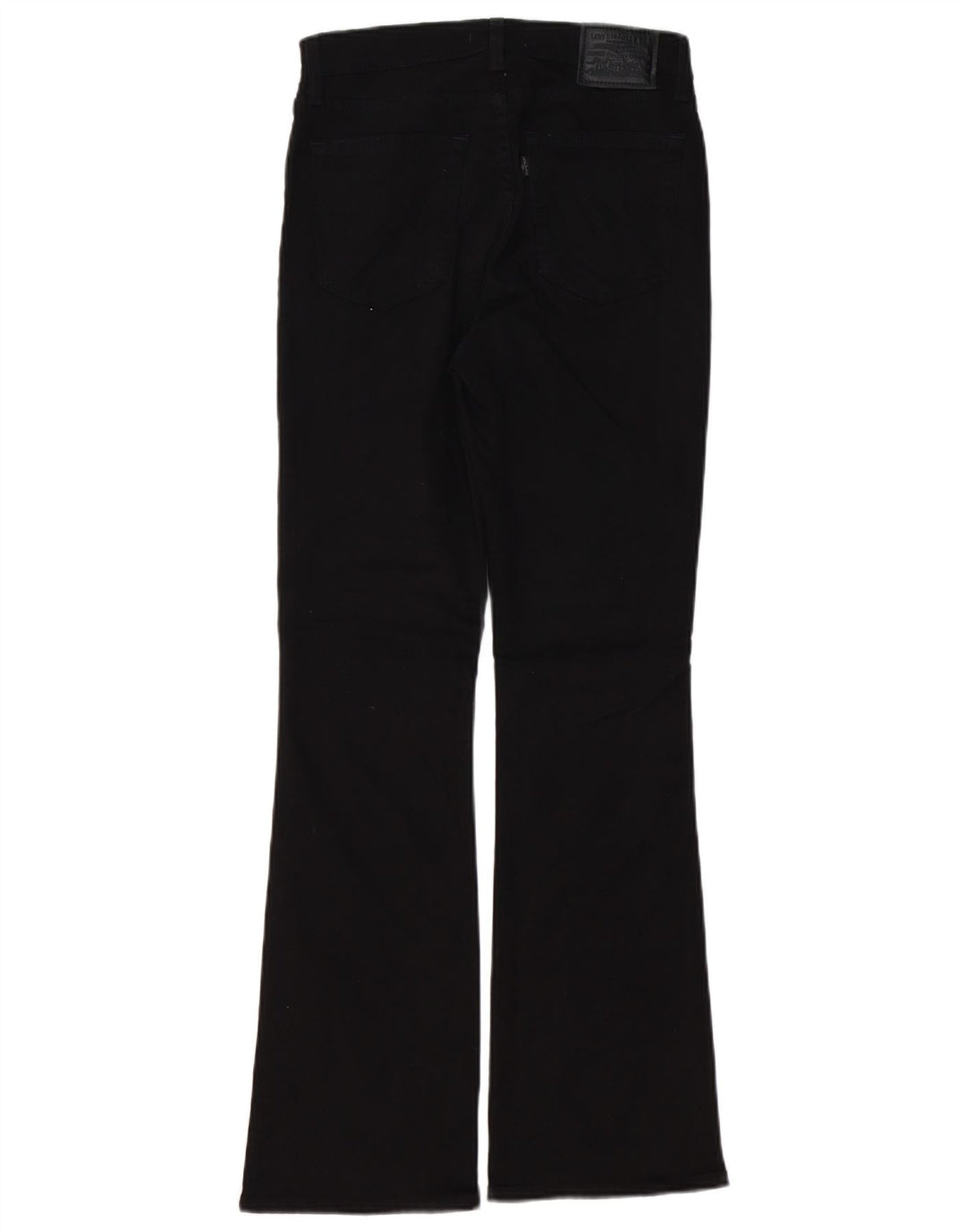 LEVI'S Dame 725 High Rise Bootcut Jeans W28 L30 Sort Bomuld