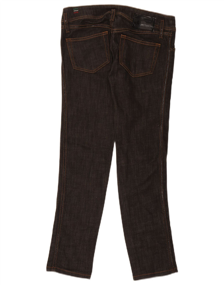 Diesel Dame Matic Slim Jeans W27 L29 Sort Bomuld