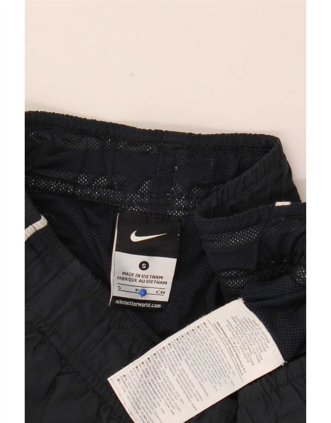 Nike Herre grafiske Bermuda sportsshorts Små marineblå polyester