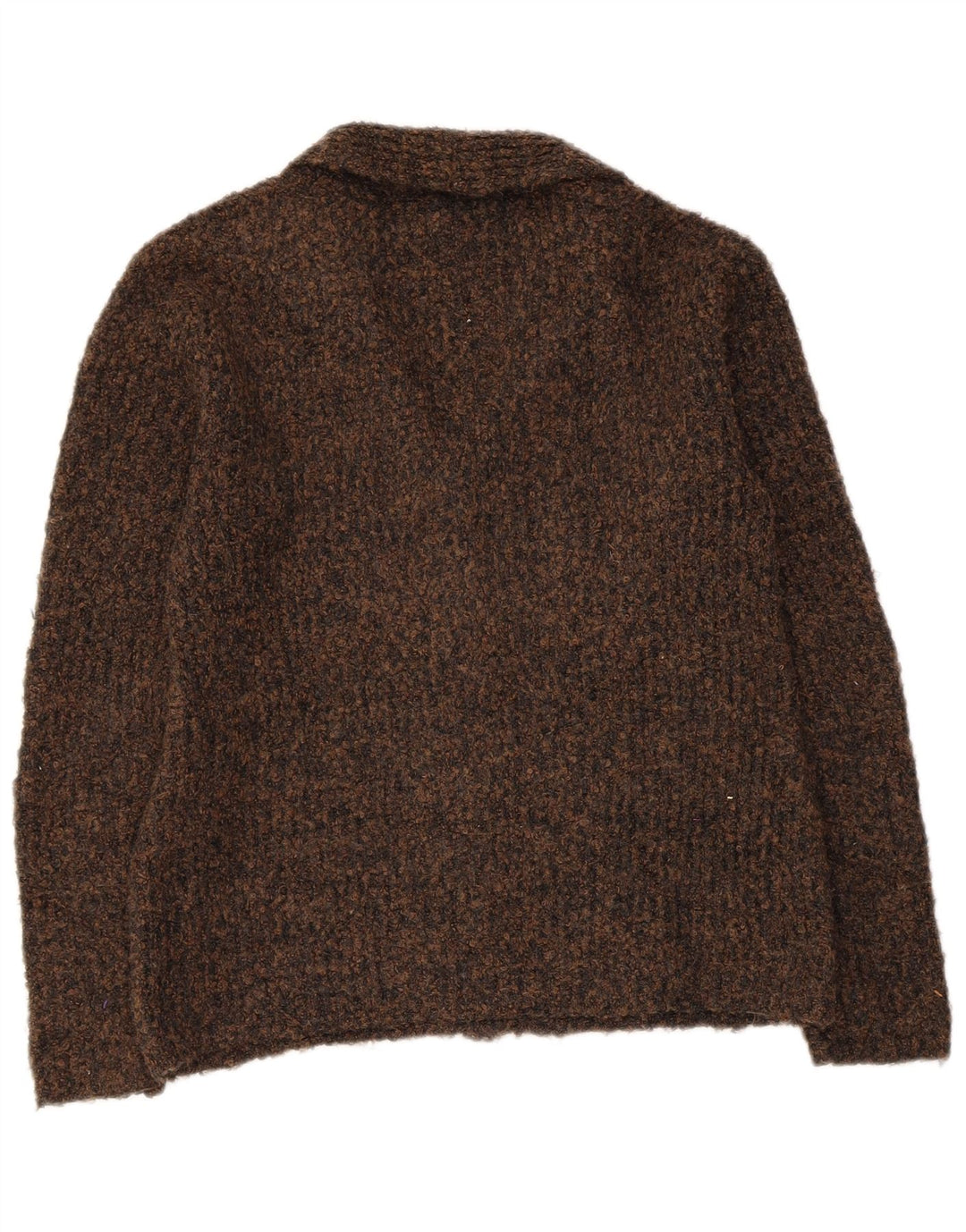 MARKS & SPENCER Dame cardigan sweater UK 10 Small Brown Flecked