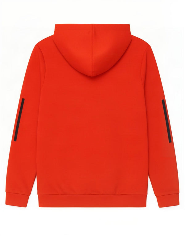 Adidas Grafisk hættetrøje til mænd XS Rød polyester