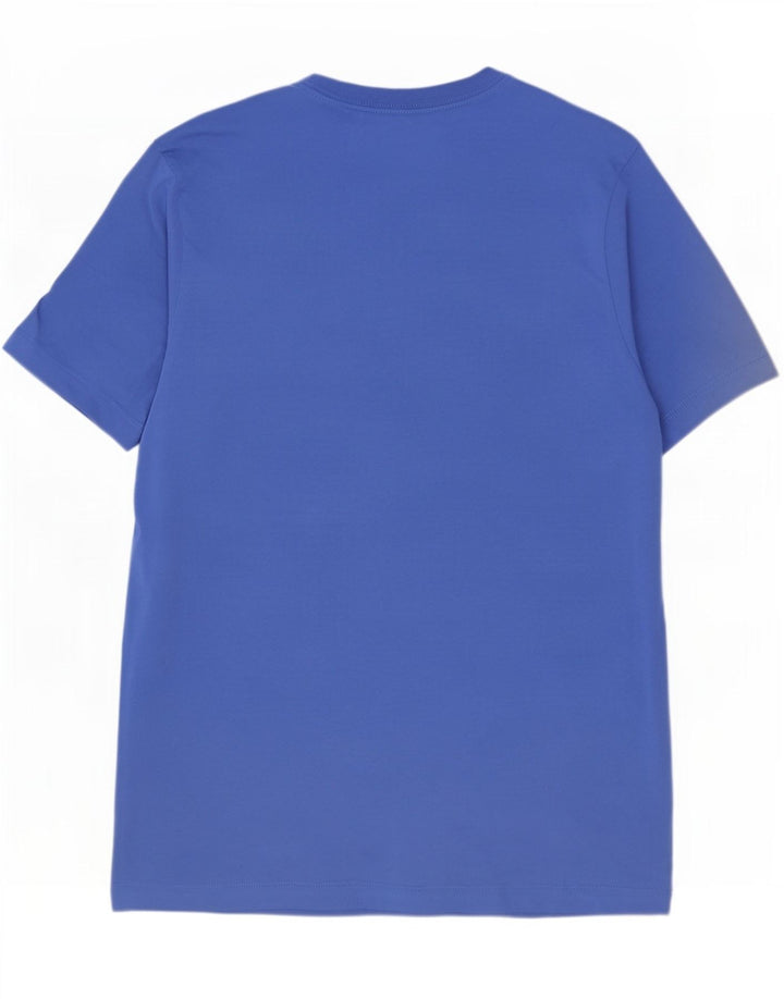 Nike Herre grafisk T-shirt Top Medium Blue Bomuld