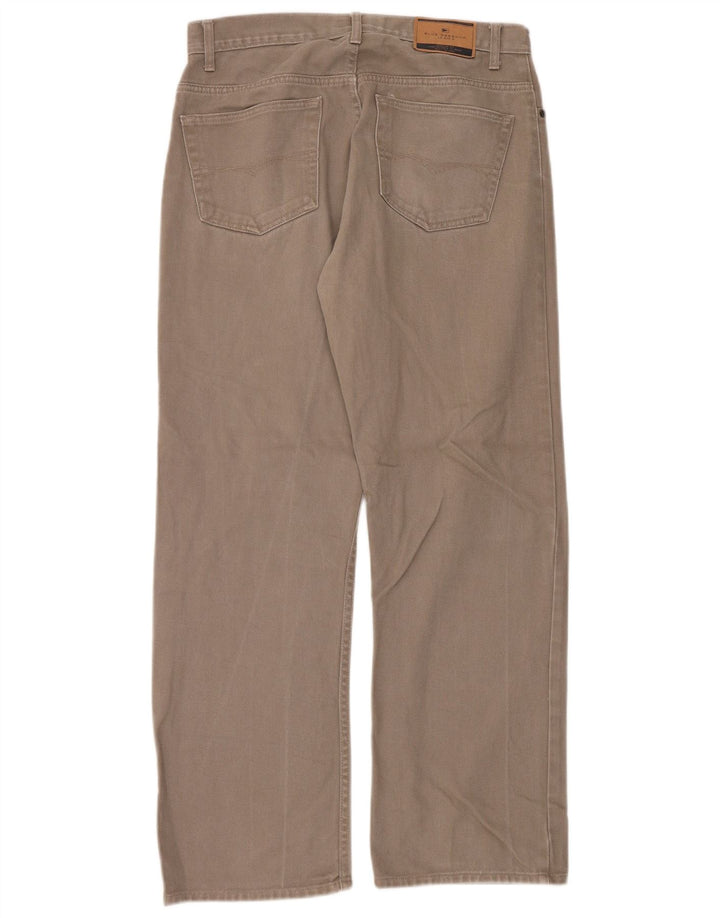 Marks & Spencer Herre Blue Harbor Straight Jeans W32 L29 Beige Bomuld