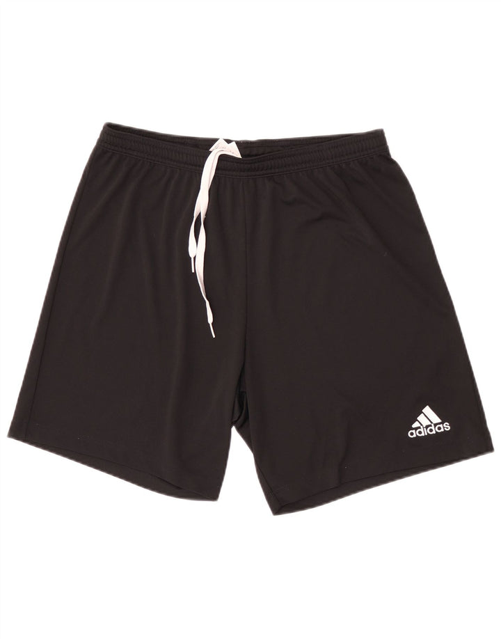 Adidas Sportshorts til mænd, store sorte polyester
