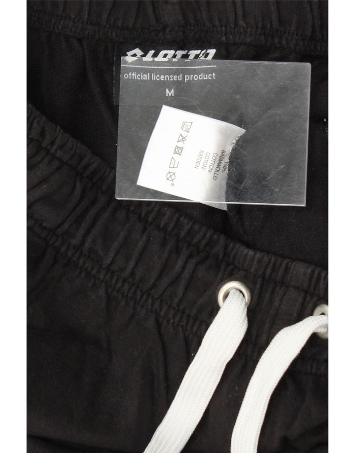 LOTTO Womens Sport Shorts UK 12 Medium  Black Cotton Vintage Lotto and Second-Hand Lotto from Messina Hembry 
