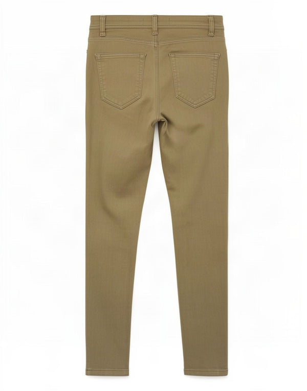 Zara Dame Skinny Jeans EU 34 2XS W24 L27 Khaki