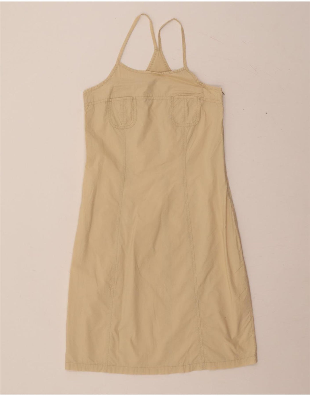 Sergio Tacchini Dame Halter Dress UK 4 XS Beige