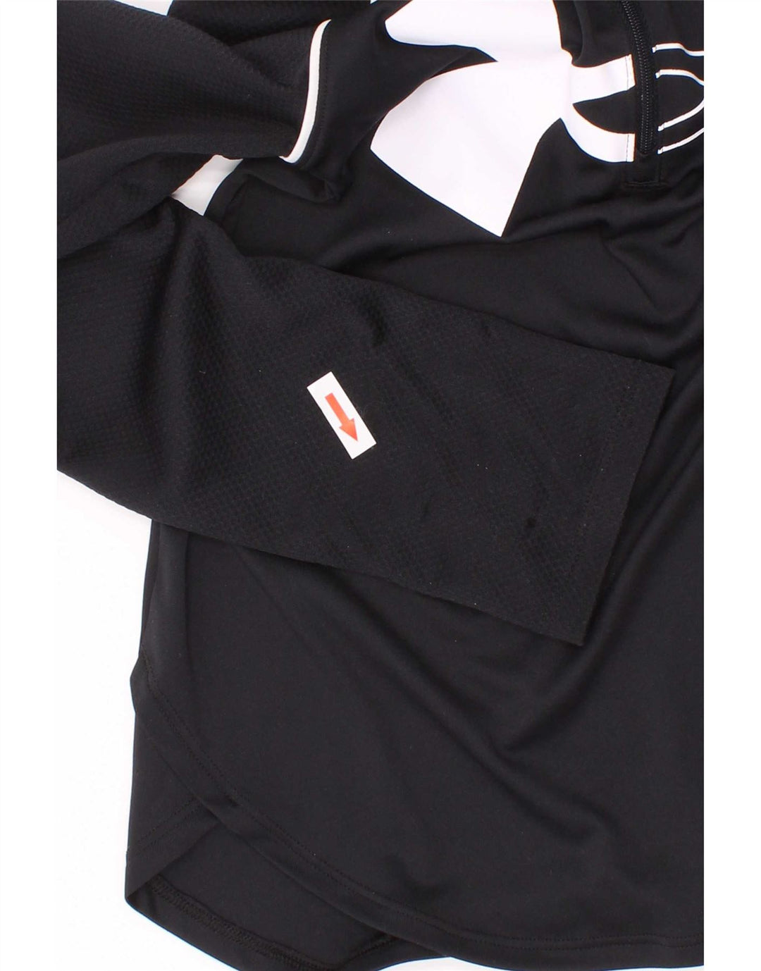 Under Armour piger udstyret grafisk top langærmet 9-10 år medium sort