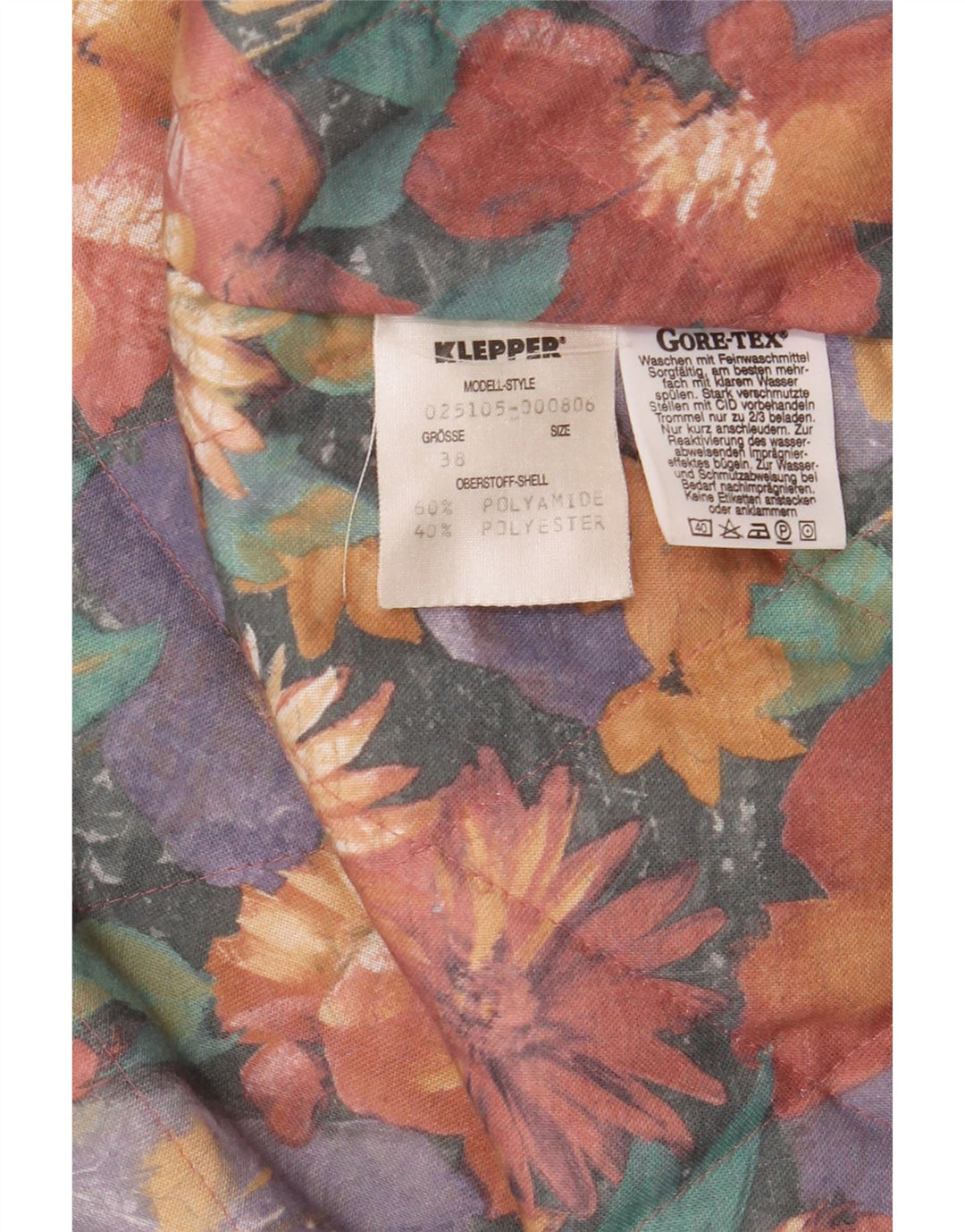 KLEPPER Gore-Tex oversized polstret frakke til kvinder EU 38 mellemgrå polyamid