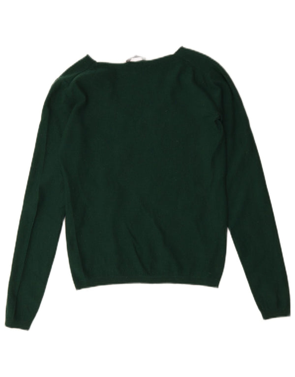 Max & Co. Dame V-hals sweater UK 10 Small Green