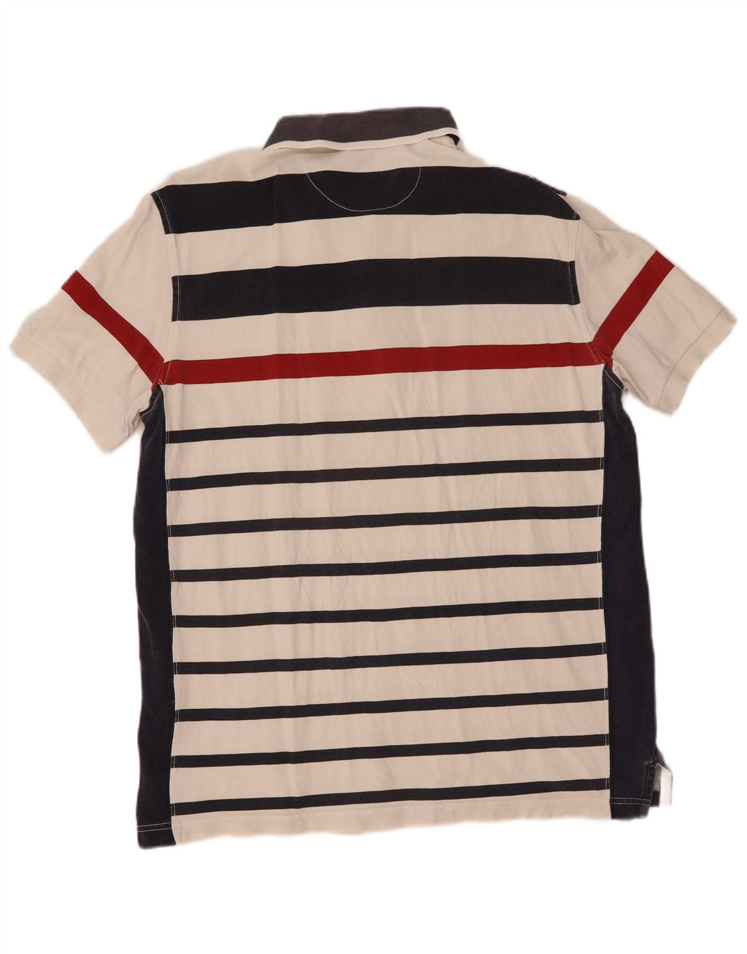 Murphy & Nye Herre poloshirt XL Hvidstribet bomuld