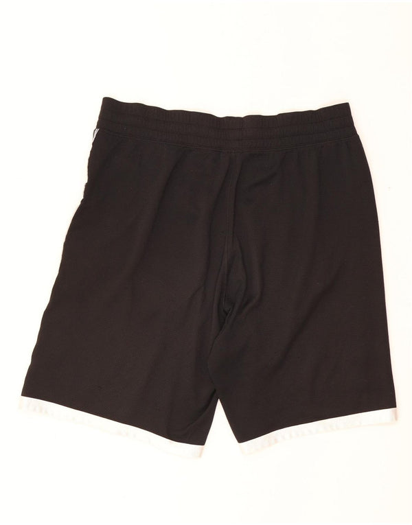 Champion Herre grafiske sportsshorts Large Black Colourblock Polyester